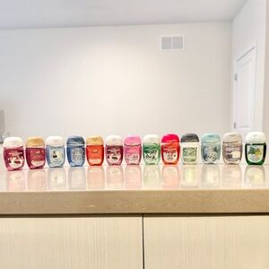 Hand Sanitizers Lot 13 Rare Set Bath & Body Works PocketBac Holiday
